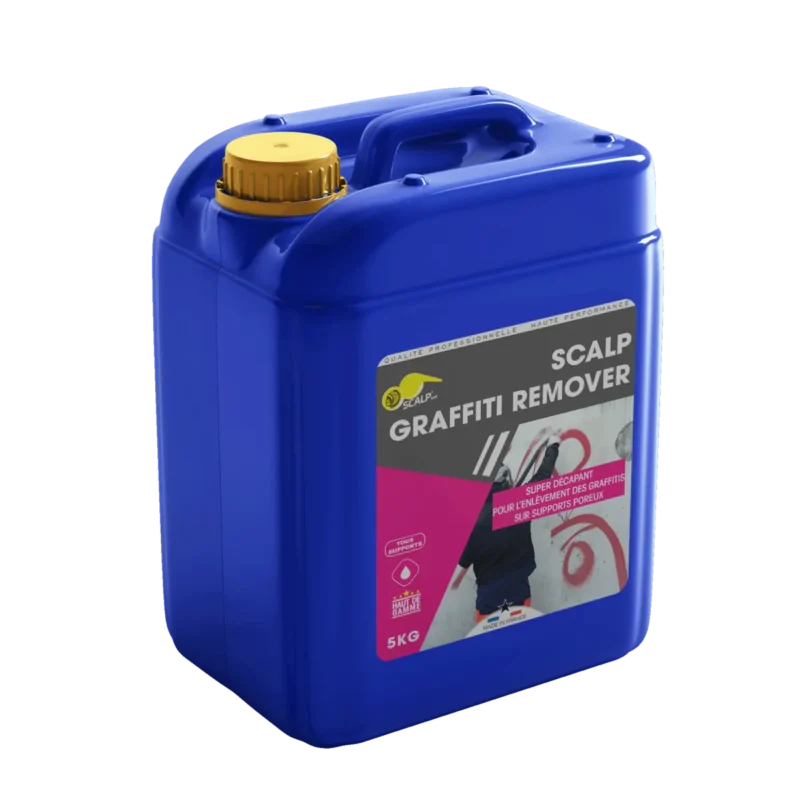 um removedor de graffiti de alta performance, ideal para limpar rapidamente superfícies delicadas ou urbanas.