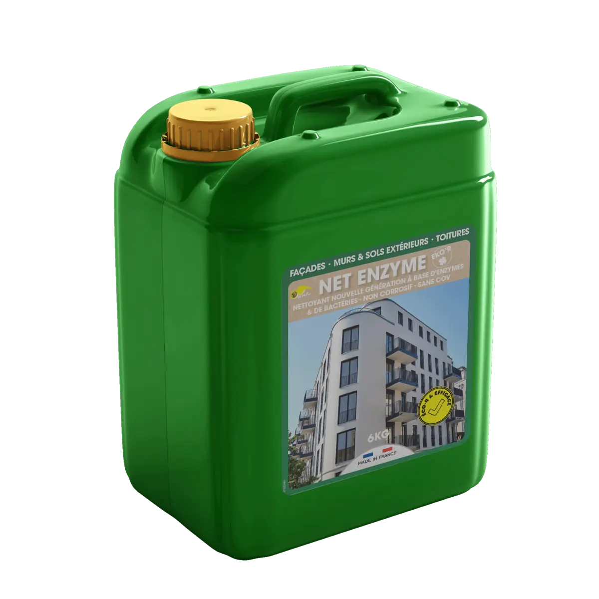 ação profunda contra sujidades e depósitos orgânicos.