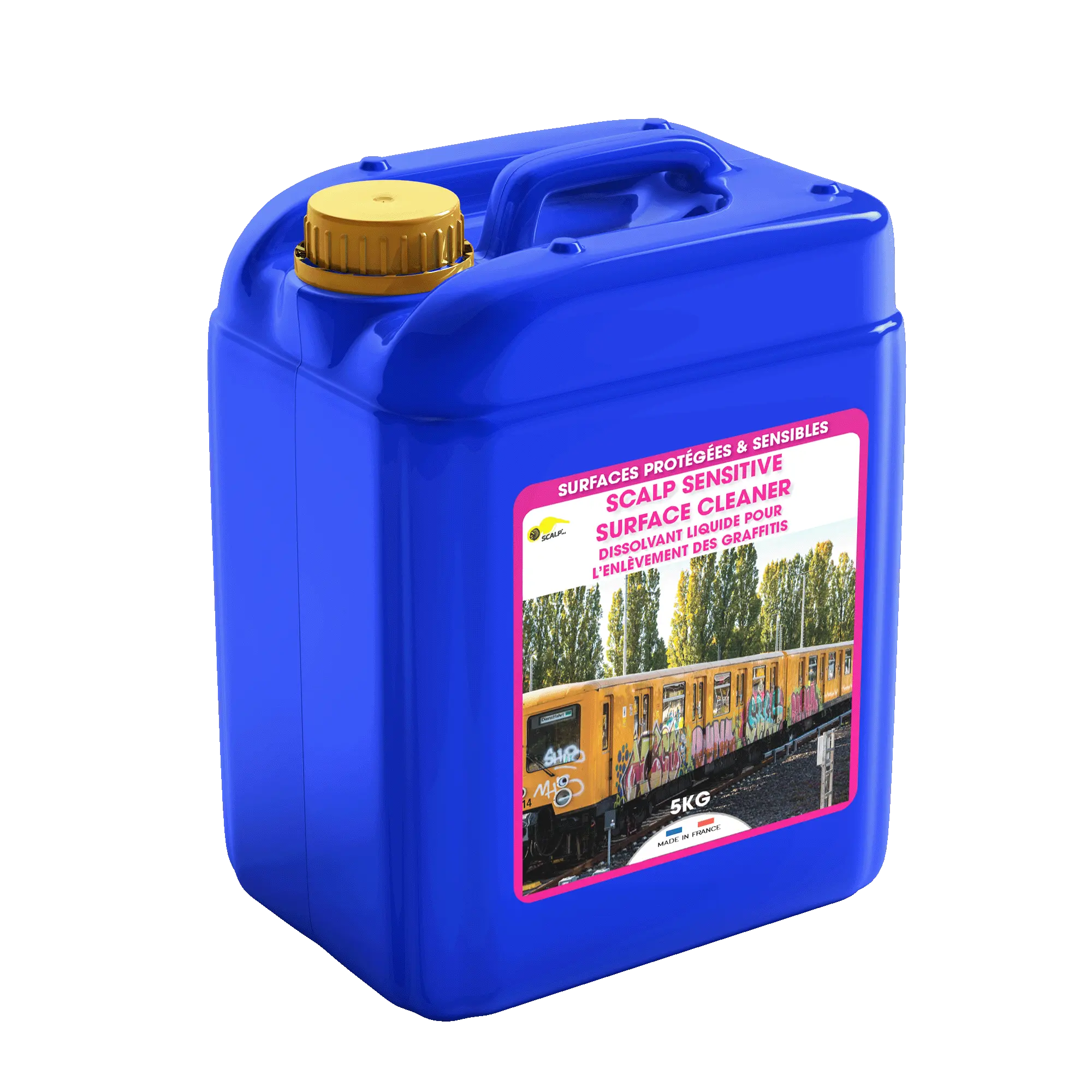 scalp sensitive surface cleaner limpador graffiti superfícies sensíveis que remove graffitis sem danificar materiais delicados.