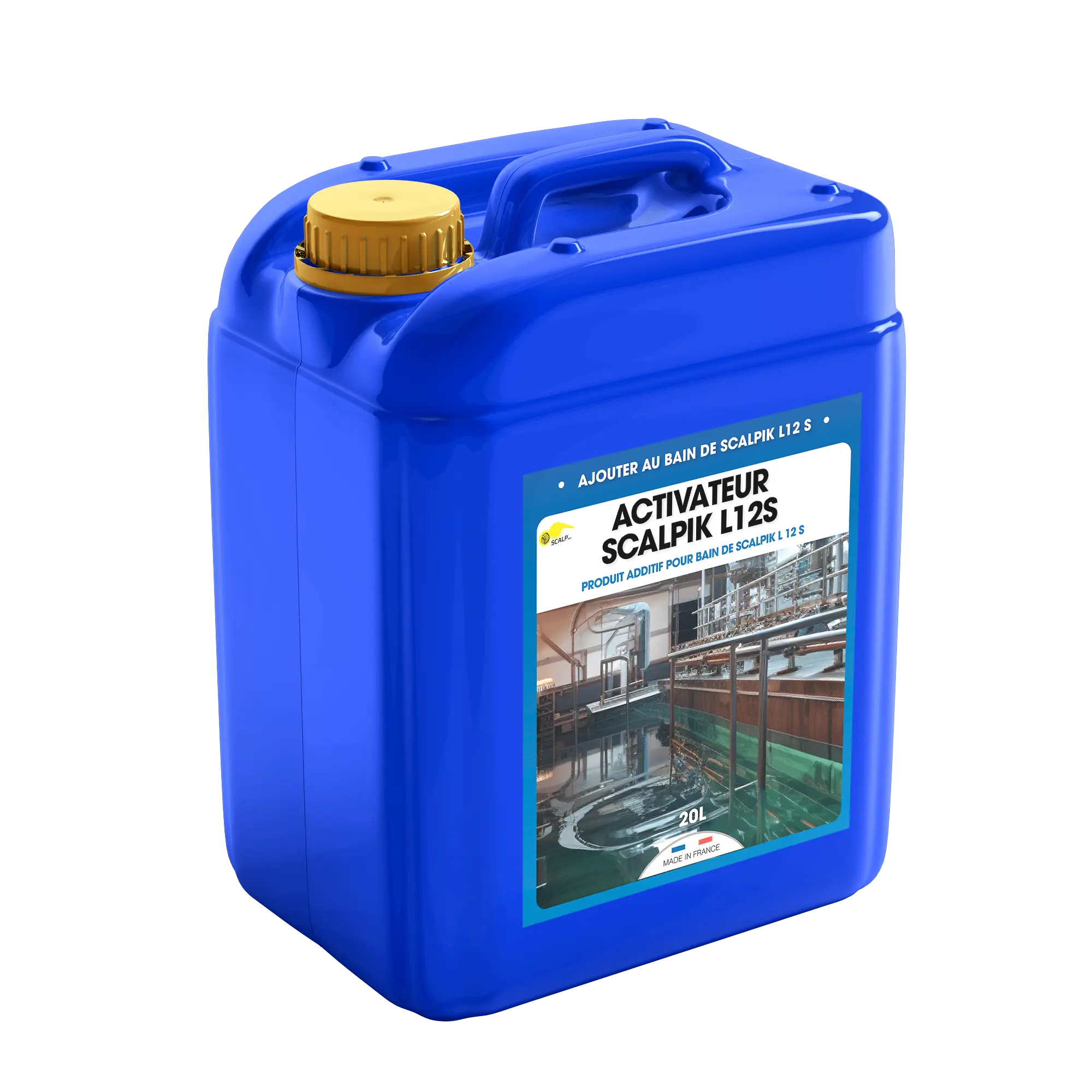 Activateur Scalpik L12S Reative o seu banho de decapagem e mantenha o desempenho no máximo com o ACTIVADOR SCALPIK L12S.