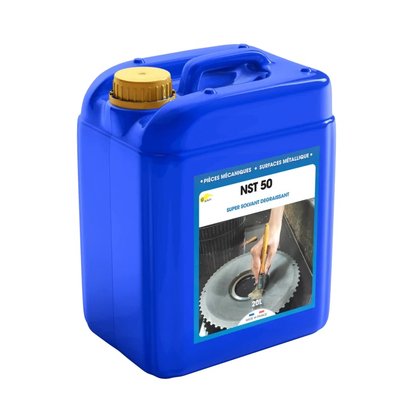 NST 50 : o desengordurante para peças mecânicas que garante limpeza rápida, profunda e sem resíduos.
