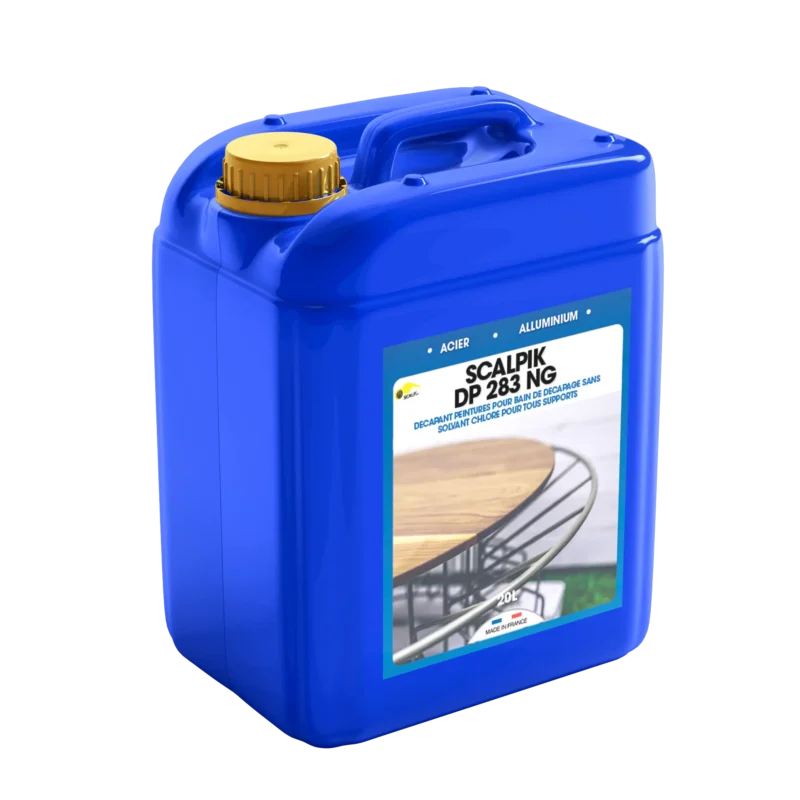 O decapante para metal que combina potência, rapidez e total segurança para as suas peças.