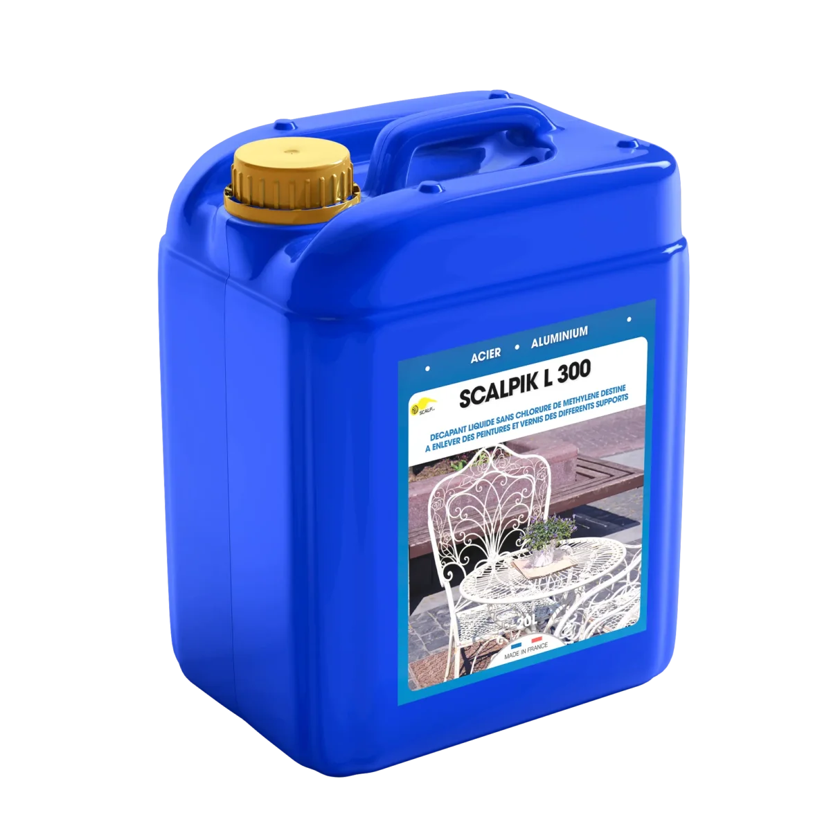 decapante industrial de alto desempenho potente e rápida em banho frio para madeira e metais.