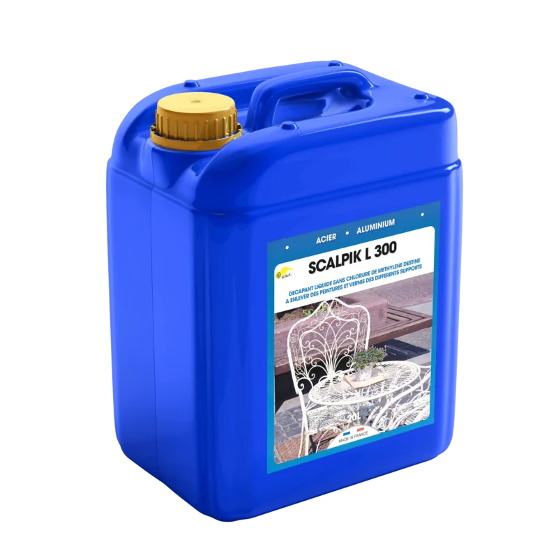 decapante industrial de alto desempenho potente e rápida em banho frio para madeira e metais.