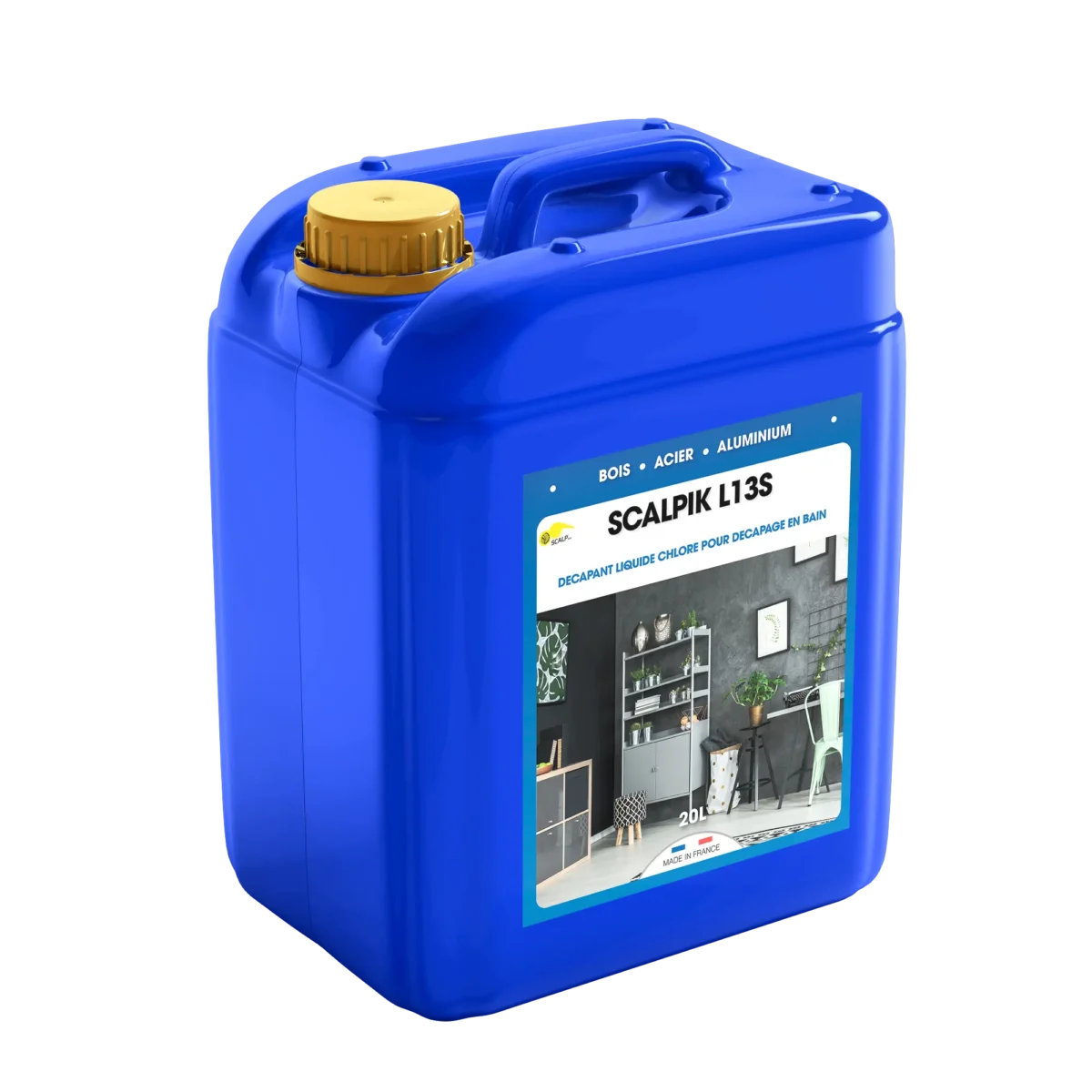 Decapagemdecapante industrial por imersão, rápida e segura — mesmo nas superfícies mais exigentes.