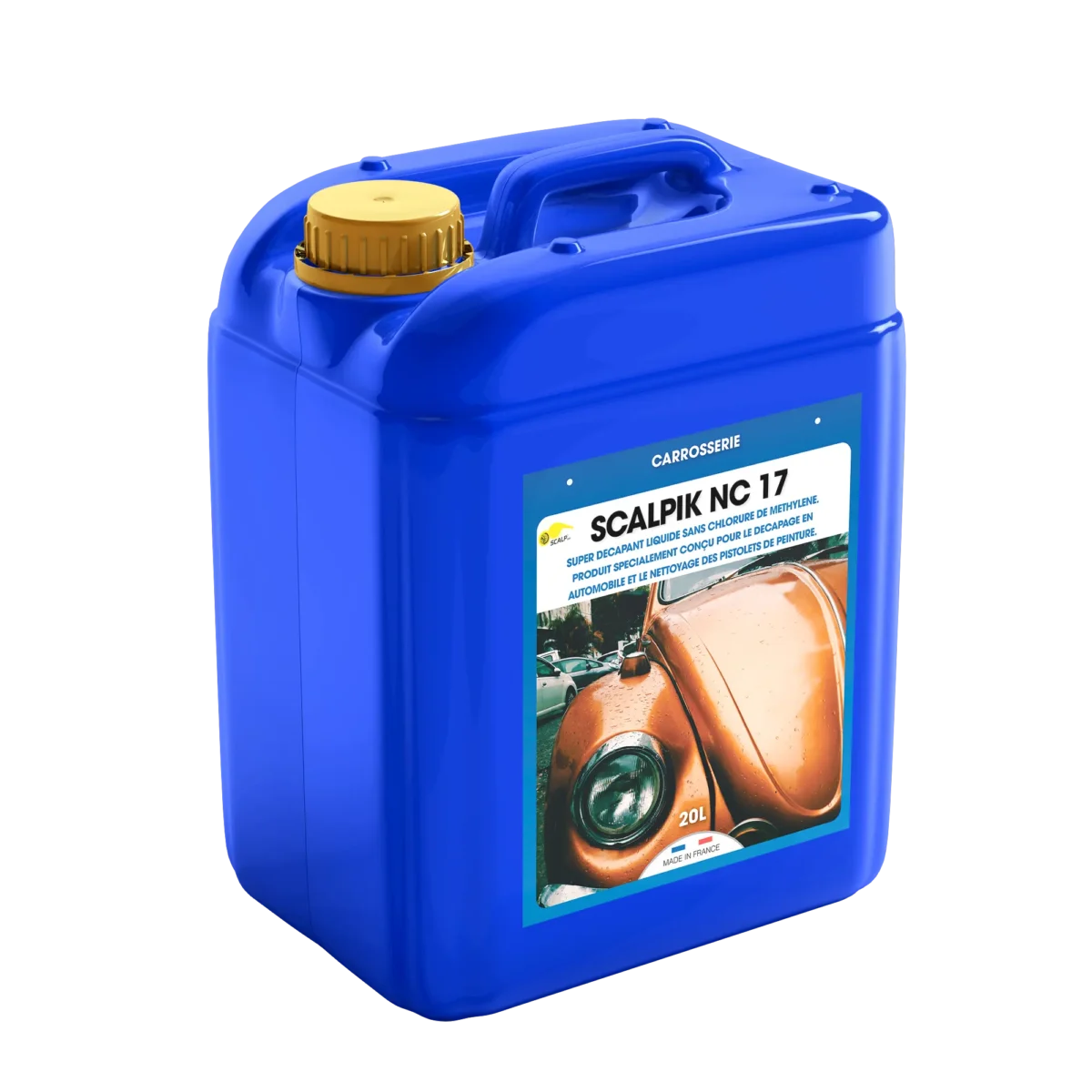 Decapante líquido para carroçaria que garante uma remoção rápida e uma renovação impecável.