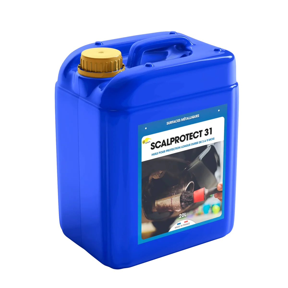 SCALPROTEC 31 é o óleo anticorrosão temporário ideal para proteger seus metais de forma eficaz.