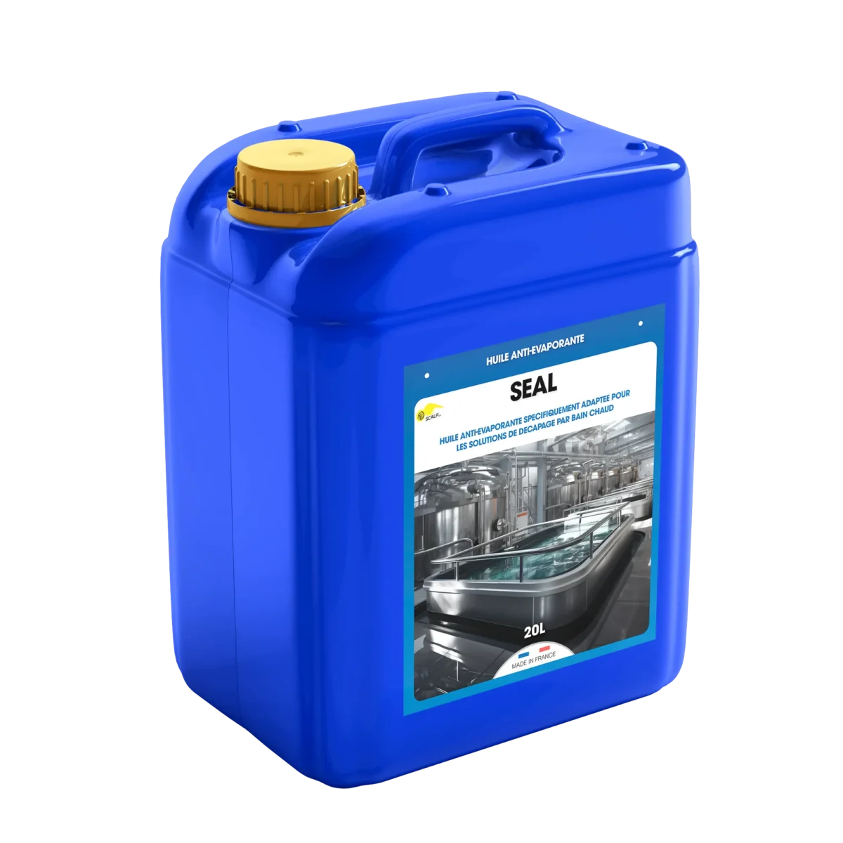 Proteção confiável contra evaporação e perda de decapante