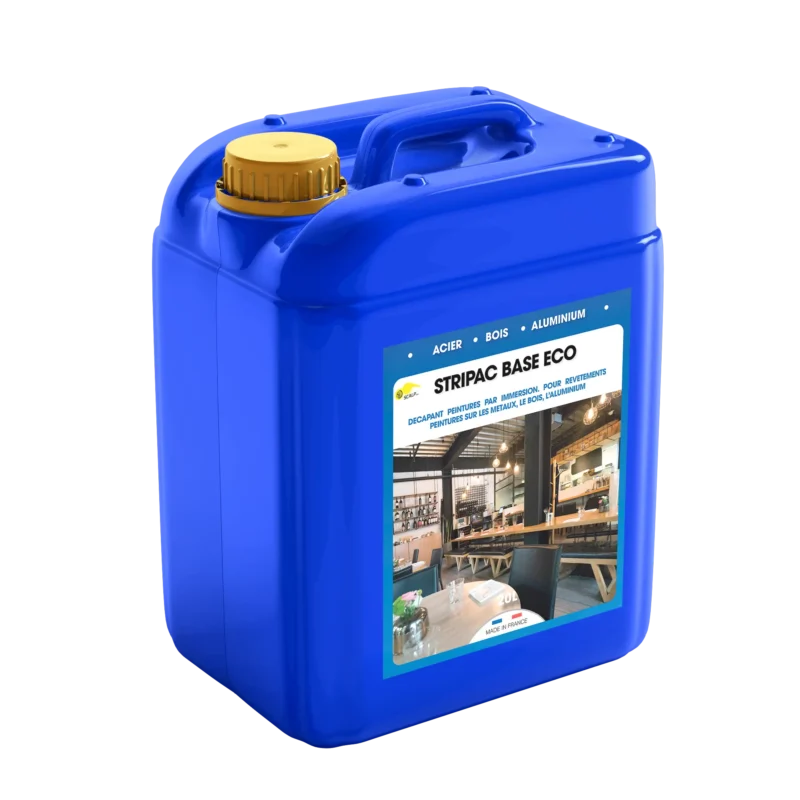 Decapagem a frio eficiente e segura para metais, alumínio e madeira.