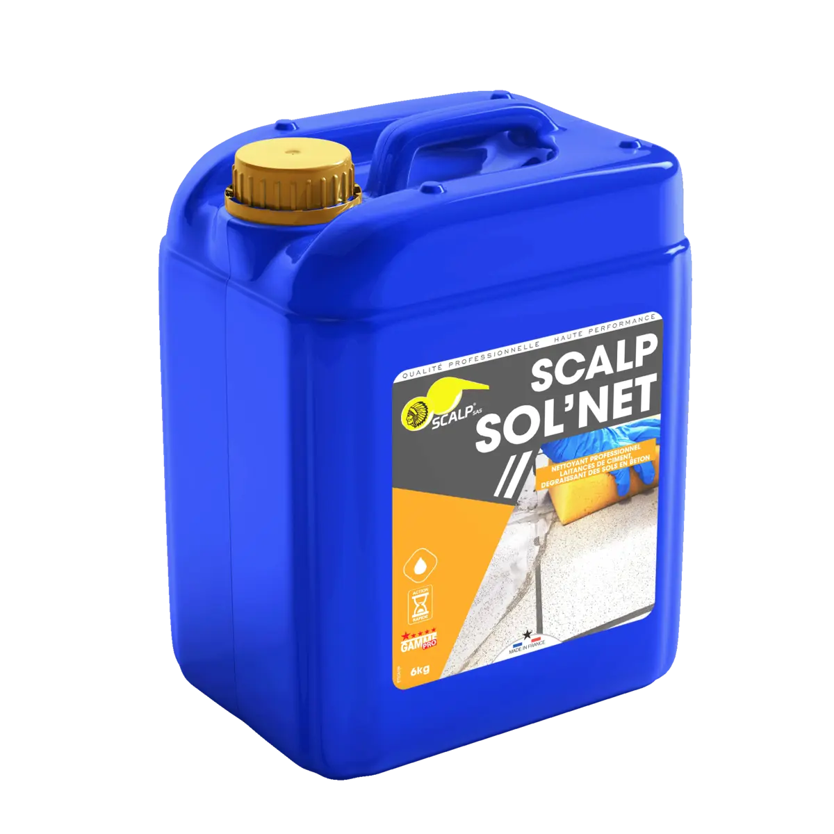 Um limpador de cimento poderoso para pavimentos impecáveis.