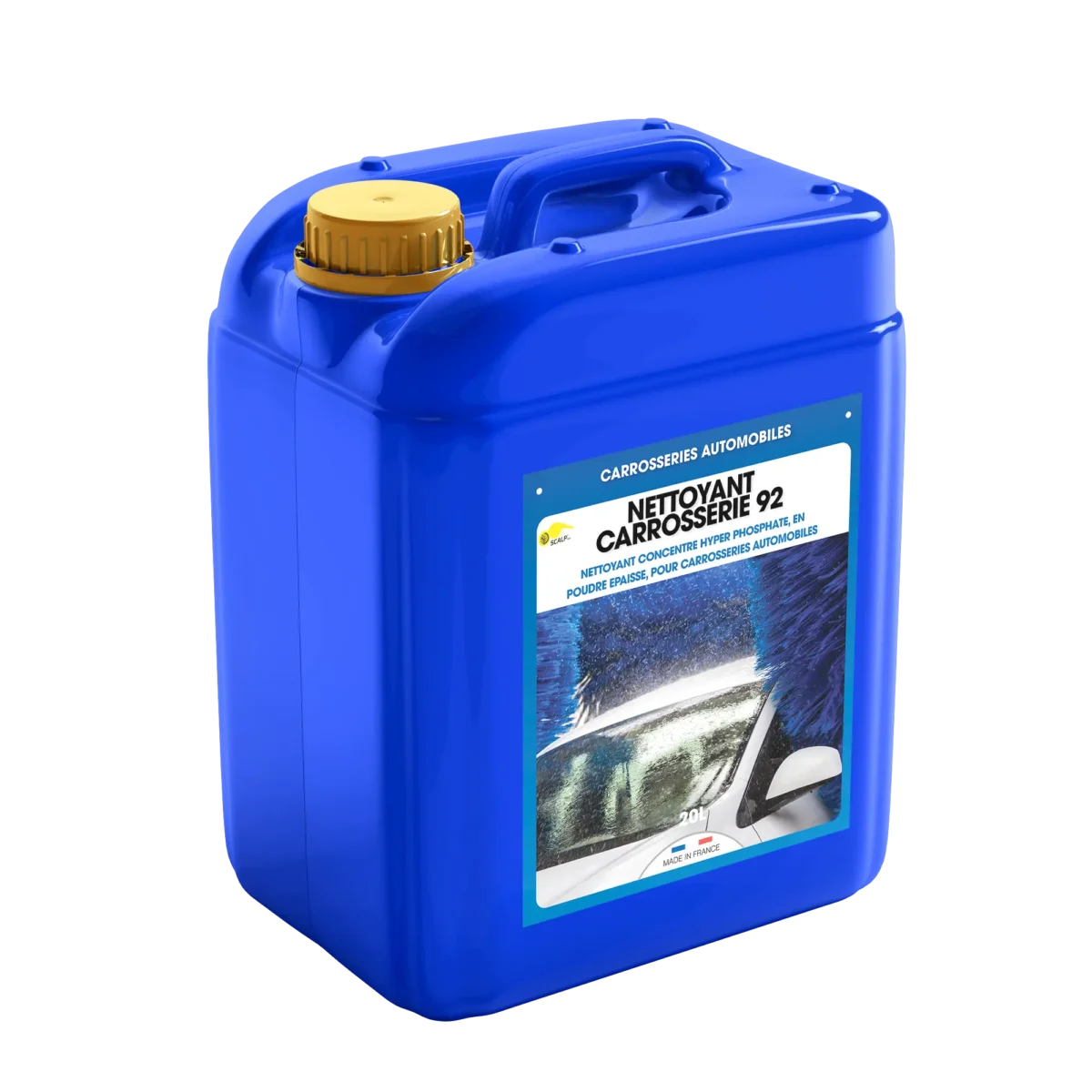 Shampoo concentrado automotivo para limpeza rápida e eficiente de carros e motos.