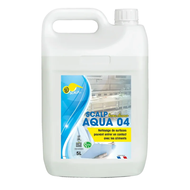 O limpador desengordurante ideal para cozinhas profissionais e ambientes agroalimentares.