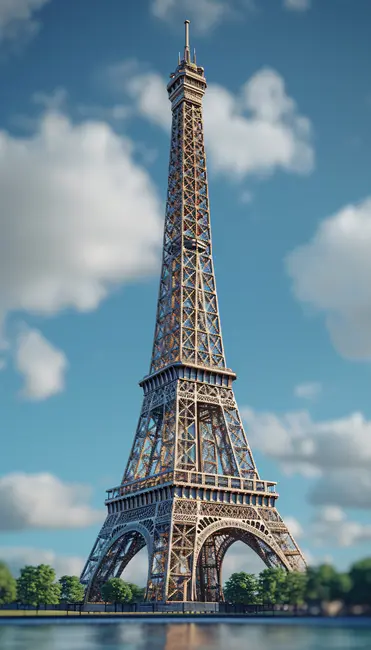 Décapage de la Tour Eiffel