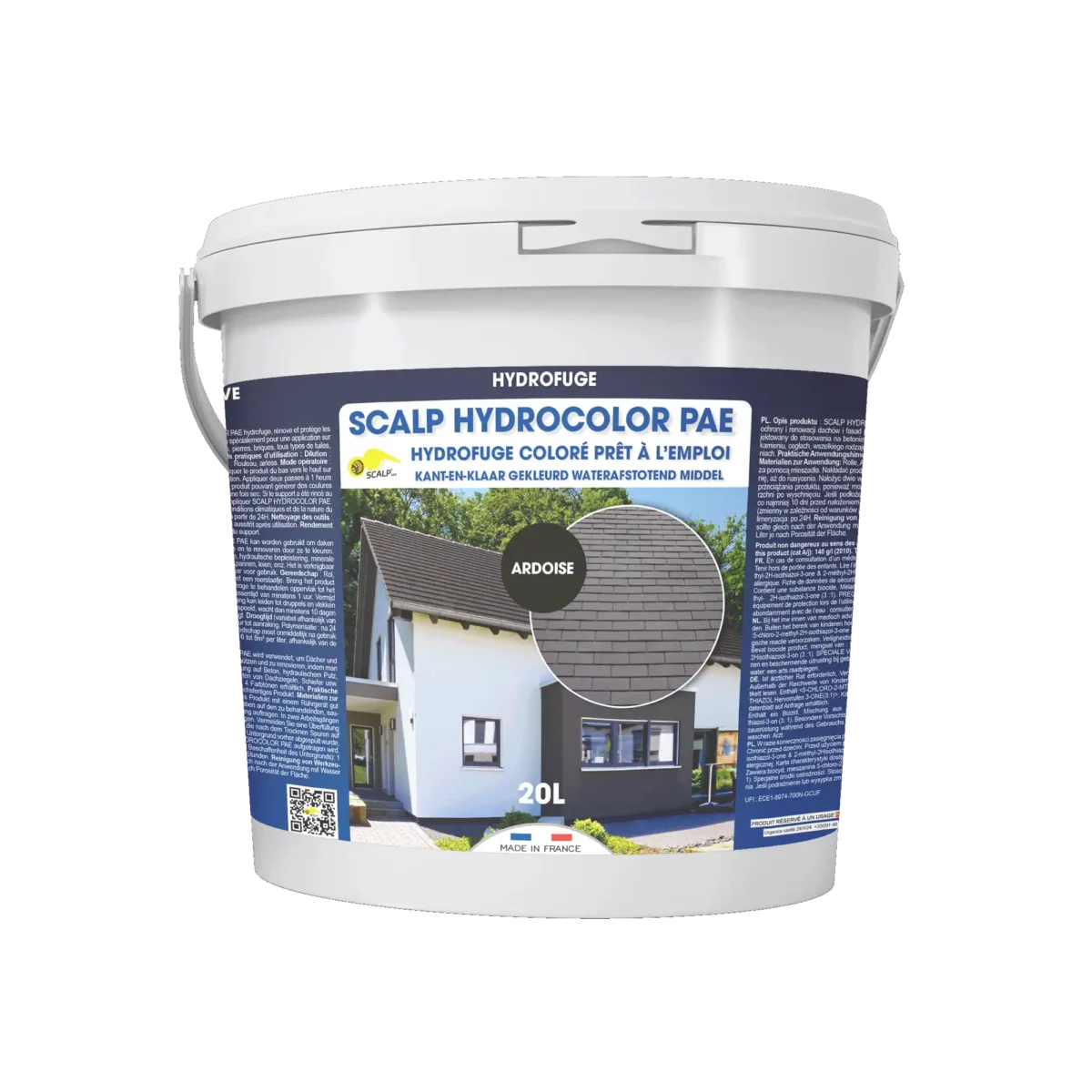 É uma solução colorida para proteger e renovar superfícies.