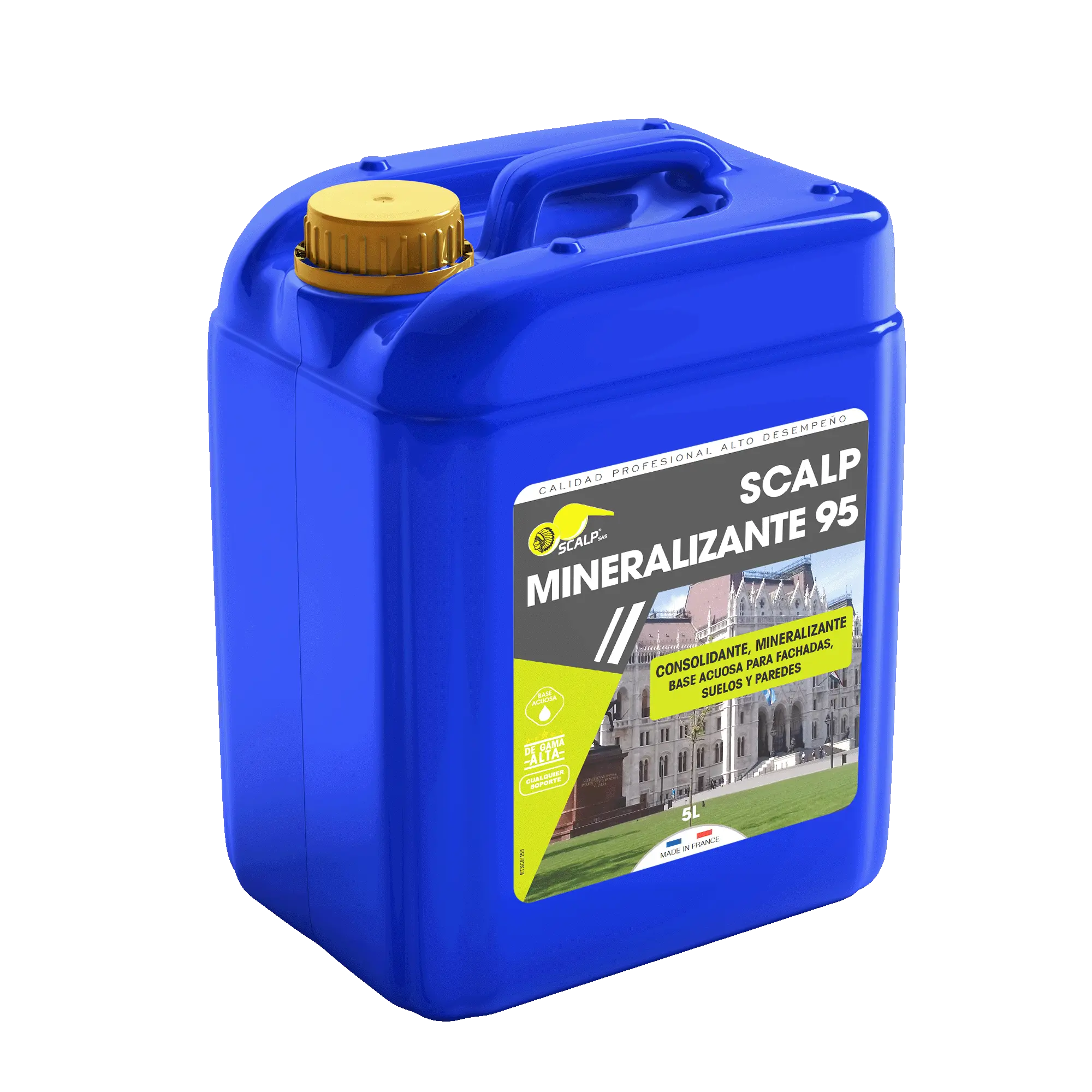 minéralisant 95 SCALP MINERALISANT 95 é um mineralizante fachadas de pedra concebido para a consolidação profunda e proteção duradoura de materiais porosos.