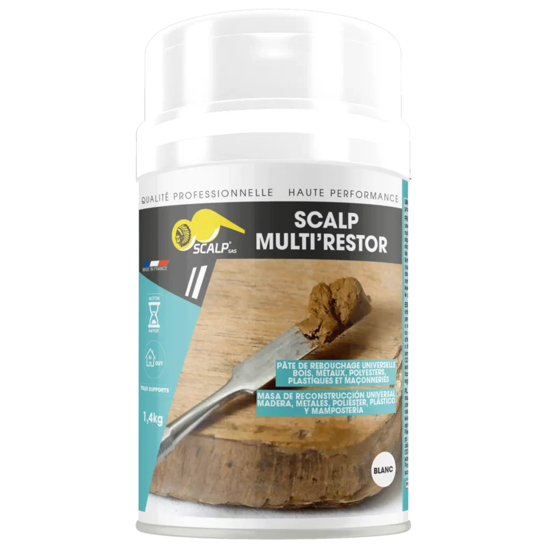 A massa de restauro para madeira que devolve a resistência e o aspeto original dos materiais, mesmo quando estão muito danificados.