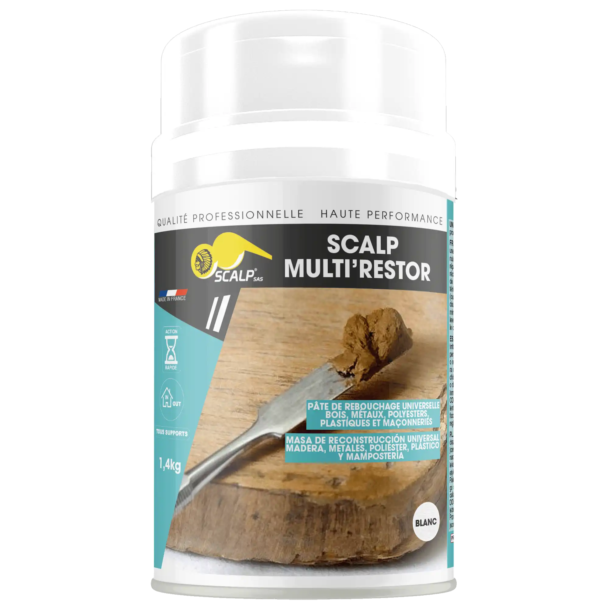 multi restor A massa de restauro para madeira que devolve a resistência e o aspeto original dos materiais, mesmo quando estão muito danificados.