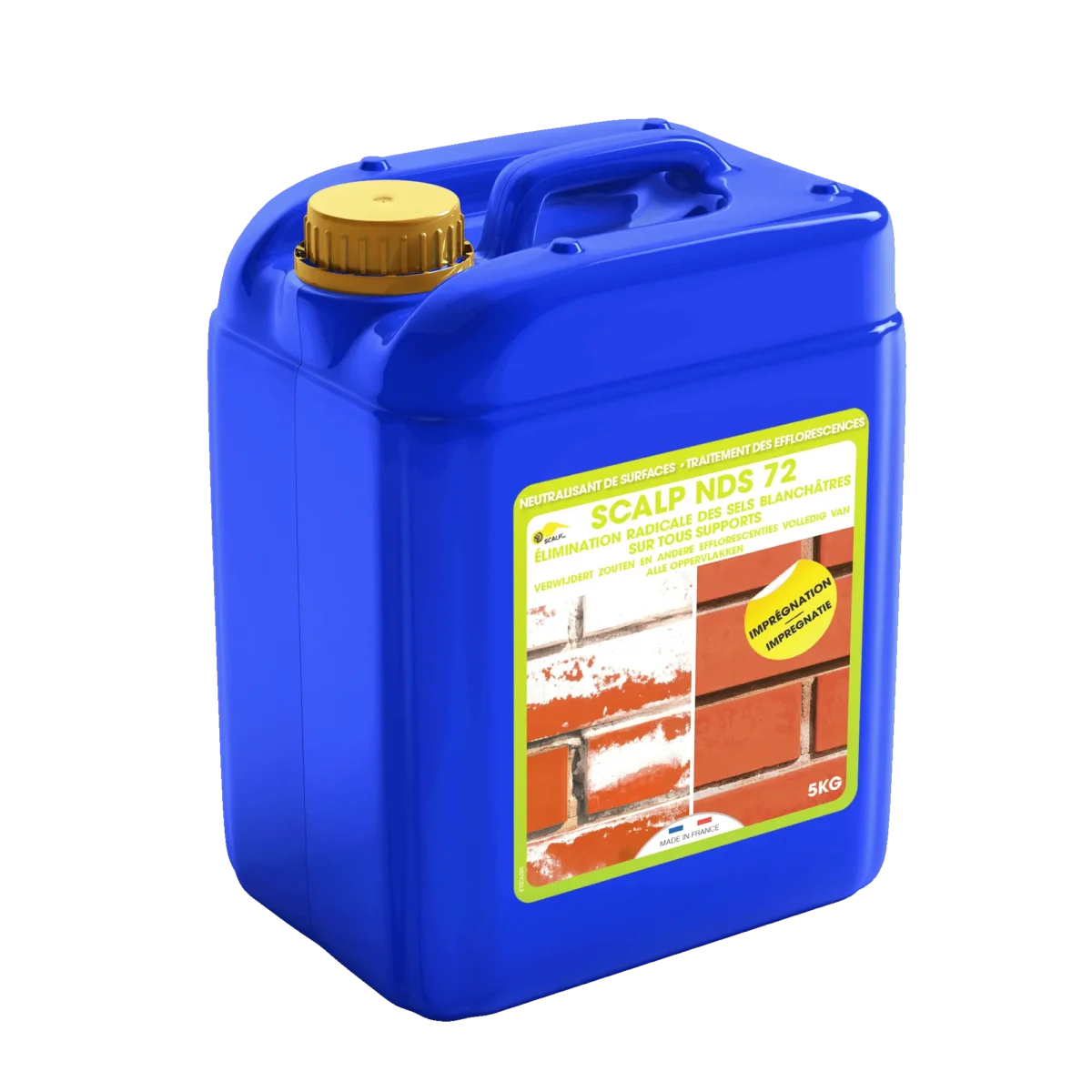 Elimina eflorescências e neutraliza resíduos alcalinos, preparando a superfície para acabamentos duradouros.