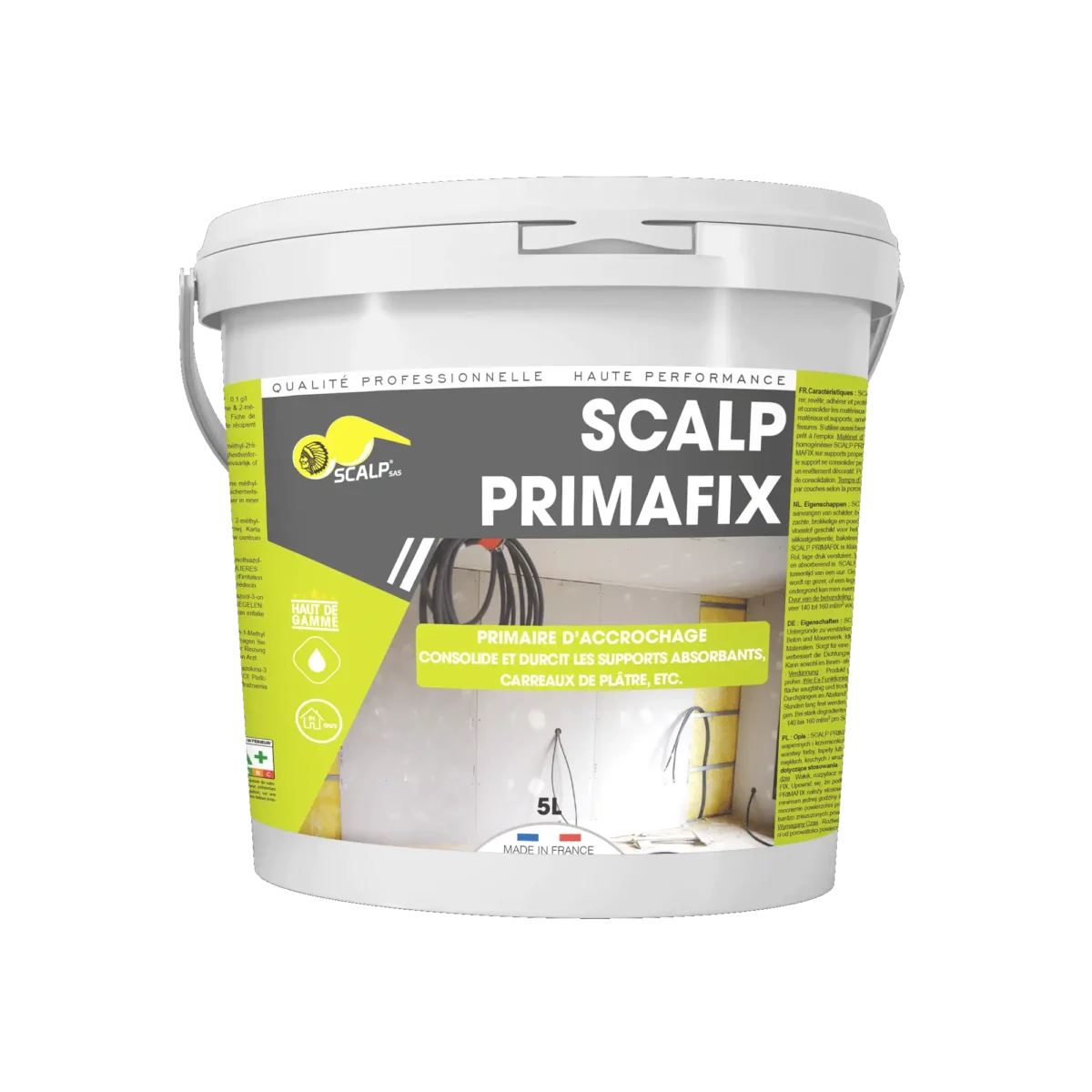 O primário que fortalece o suporte e garante uma aderência duradoura aos seus revestimentos.