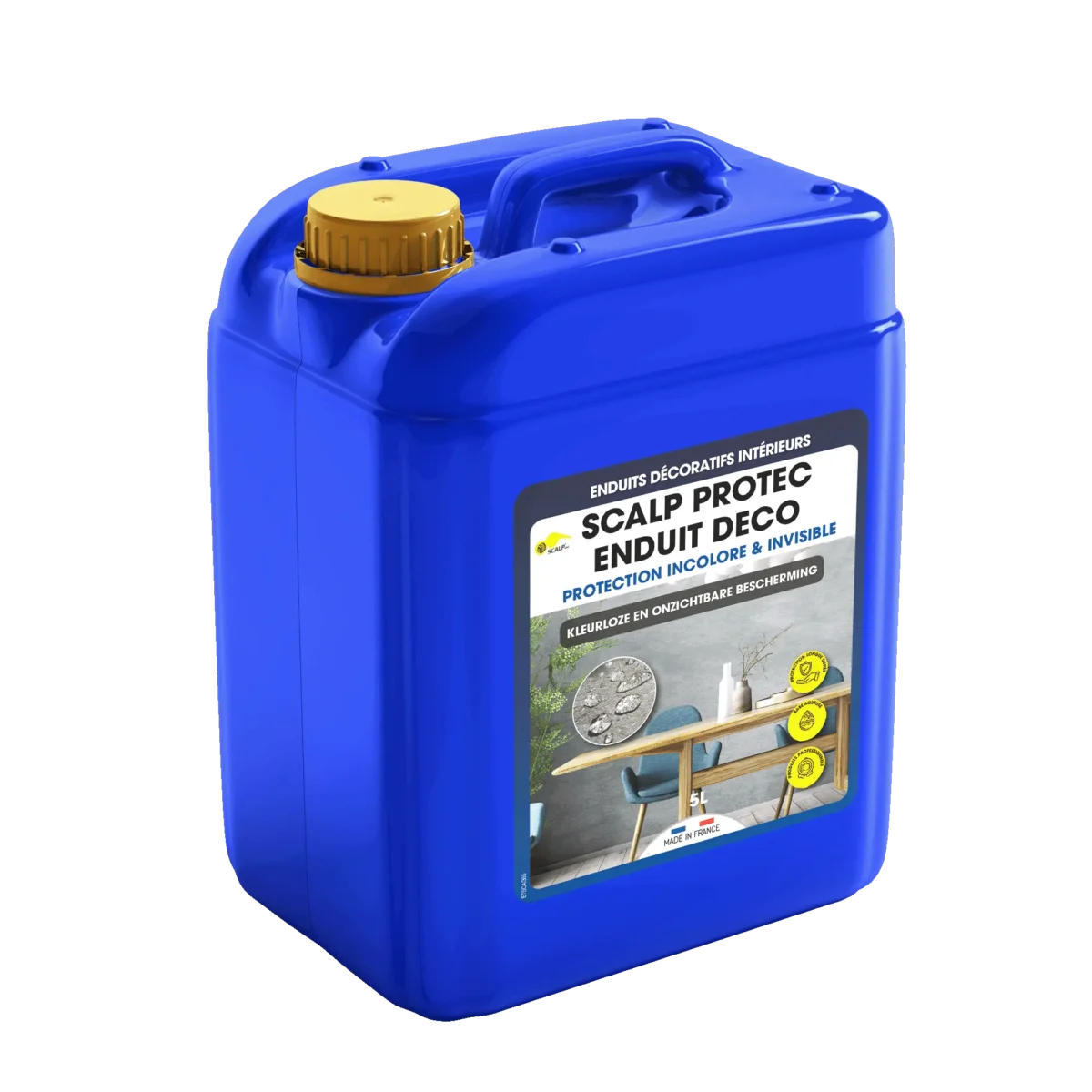 Proteção transparente e eficaz para preservar a aparência dos seus revestimentos interiores.