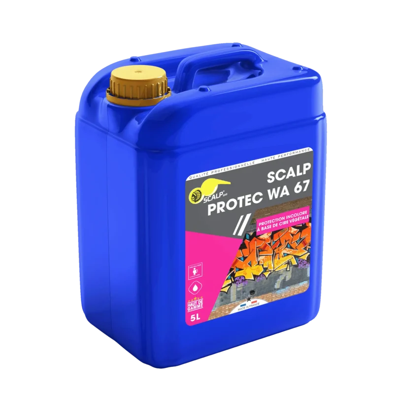 SCALP PROTEC WA 67 é uma proteção anti-graffiti renovável e eficaz para superfícies vulneráveis a tags e graffiti.