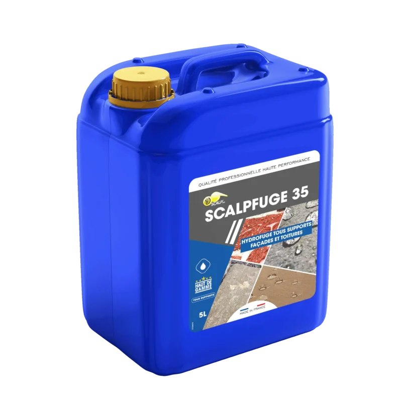 Este hidrófugo profissional protege eficazmente materiais porosos contra água, humidade e degradação.