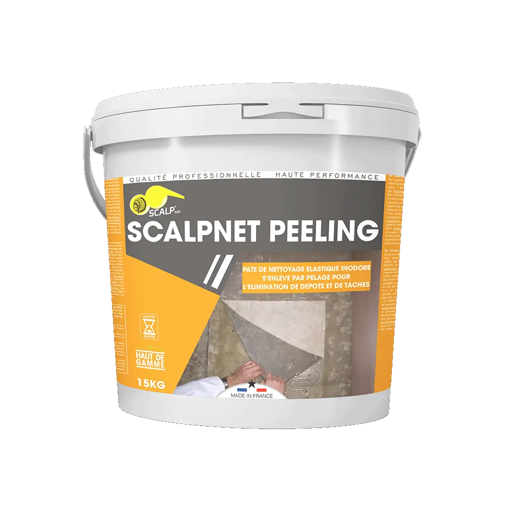 Pasta de limpeza profissional e eficaz com SCALPNET® PEELING.